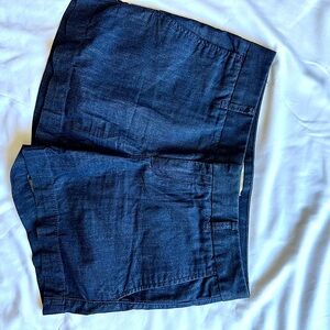 Banana Republic Blue Flat Front Shorts